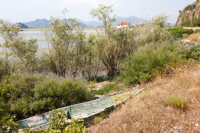 黑山的斯卡达湖景色