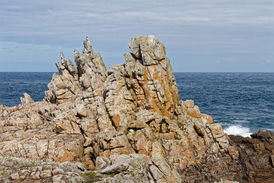 creac 'h角- Ouessant岛- finistere, Brittany，法国