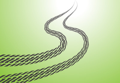 道路轮胎，道路汽车轨道