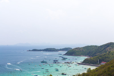 在泰国的海滩