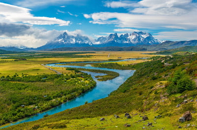 Torres del Paine Spring, 巴塔哥尼亚, 智利
