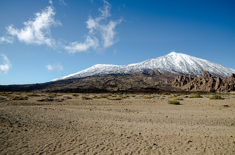 泰德火山国家公园的沙漠景观