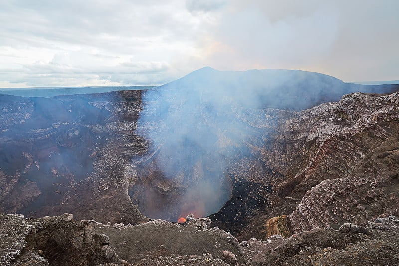 巨大的火山口