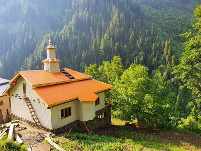 克什米尔一座美丽的清真寺