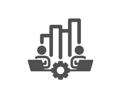 团队合作图图标。远程办公的迹象。向量