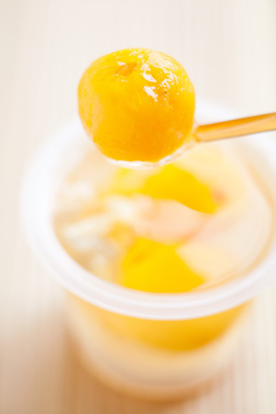 枇杷冻甜点