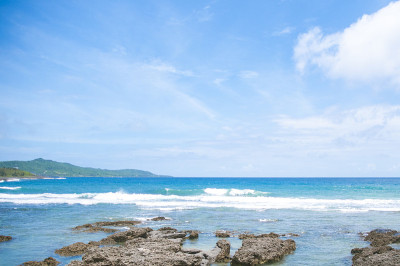 海景，蓝天