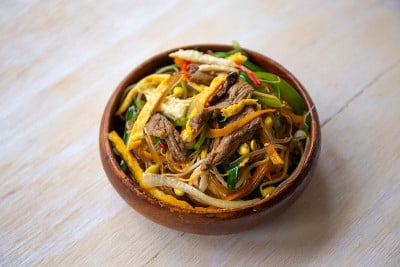 韩国食品Japchae