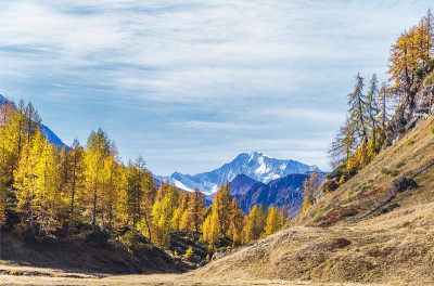 alpe devero 秋季 风景