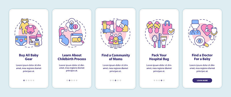 准备宝宝登机手机app页面屏幕