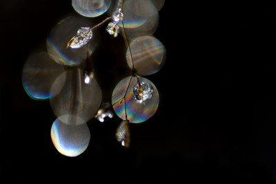 冰晶的特写
