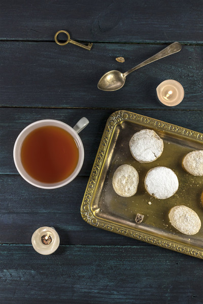 Mantecados和polvorones，传统的西班牙甜食