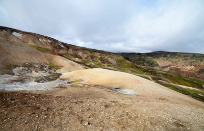 火山景观- landmanalaugar，冰岛