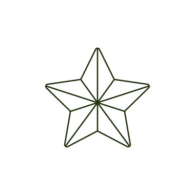 2月23日矢量假日象征军星