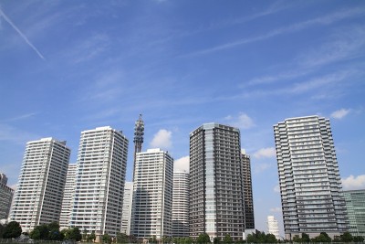 横滨Minatomirai 21的高层公寓