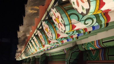 韩国传统图案设计屋顶建筑