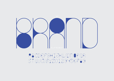 Stylized alphabet