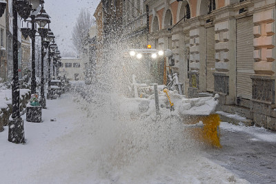 清除雪城街道