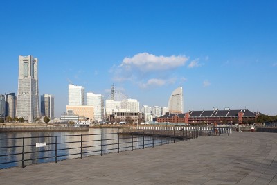 横滨海湾的码头