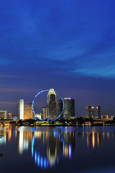 新加坡城市夜景