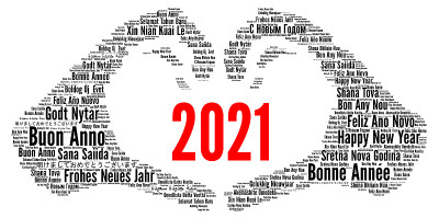 用不同的语言祝你2021年新年快乐