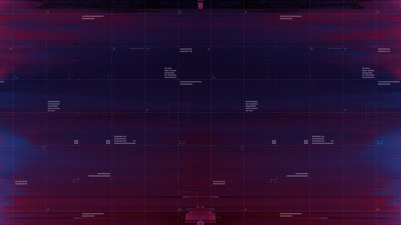 Glitched全息数字技术背景。