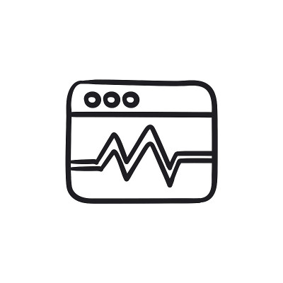 Web分析信息草图图标