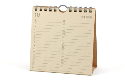 日历- 2008年10月