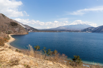 富士山和元津湖