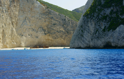 Zakynthos岛海难海滩