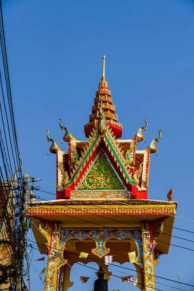 泰国寺庙，数码照片图片为背景