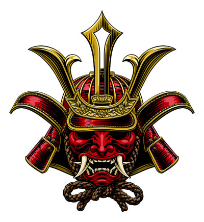日本幕府将军武士头盔