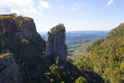 南非的布莱德河峡谷全景
