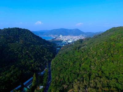泰国普吉岛全景鸟瞰图