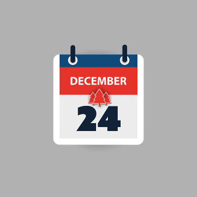 日历页- 12月24日