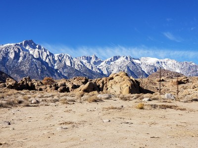 加州的惠特尼山和阿拉巴马山