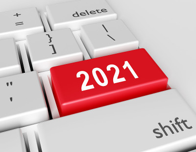 “2021”是在电脑键盘上写的