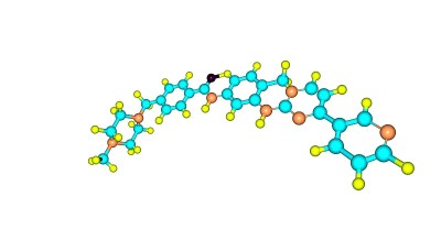 伊马替尼分子结构孤立于白色