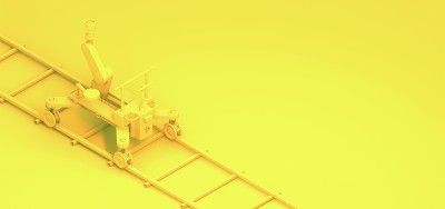 黄色相机多利3d插图3d渲染