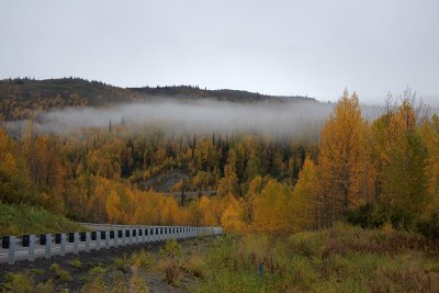 德纳里峰的高速公路