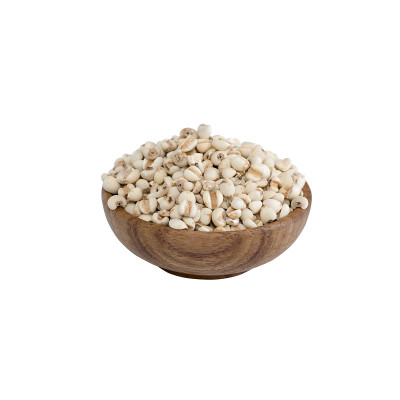 小米粒米饭，小米粒在碗木上白