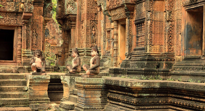 柬埔寨banteay srei寺
