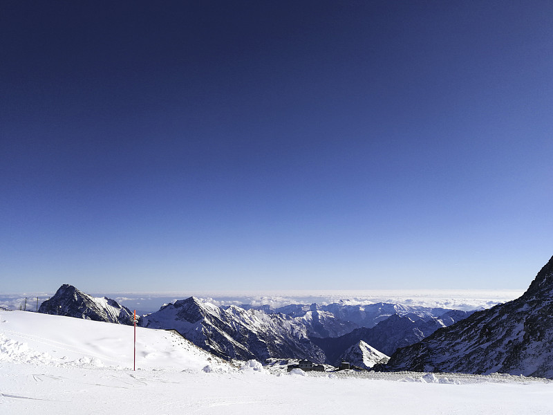 滑雪坡道附近的格雷森尼山谷森林