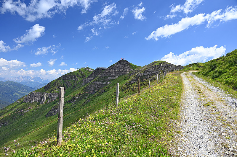 Stubnerkogel山视角景观奥地利