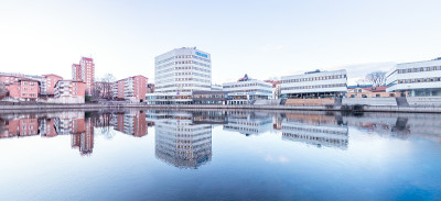 Norrkoping河边