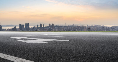 路面和城市景观