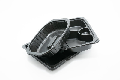 黑色塑料食品容器