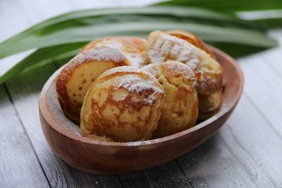 糖粉小松软煎饼