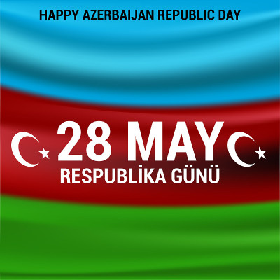 5月28日Respublika gunu。翻译自阿塞拜疆语:5月28日阿塞拜疆共和国日。