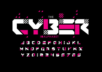 Stylized alphabet